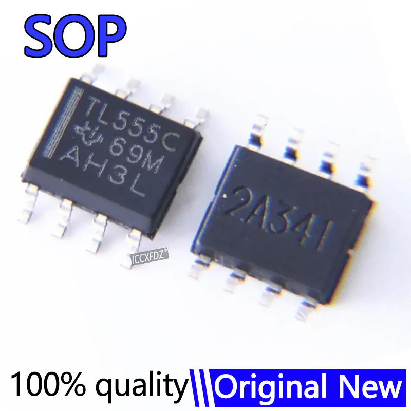 10 ชิ้น/ล็อต TLC555CDR SOP-8 TL555C TL555I TLC555IDR SOP8 TLC555 SOP TLC555CD