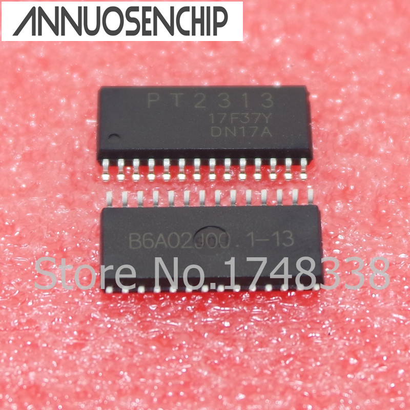 10PCS PT2313L SOP28 PT2313 SOP SMD ใหม่และต้นฉบับ