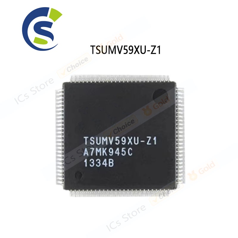 1-2PCS 100% ชิปเซ็ตใหม่ TSUMV59XU Z1 QFP-100 TSUMV59XU-Z1