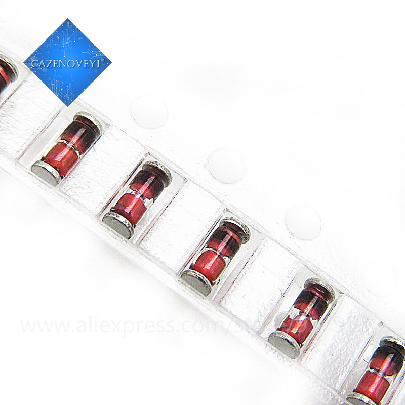 50 ชิ้น/ล็อต LL4148 LL-34 1N4148 IN4148 การสลับความเร็วสูง