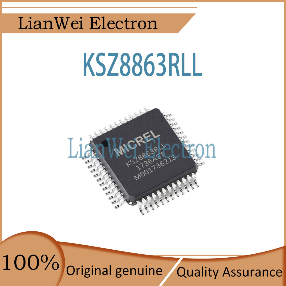 KSZ8863 KSZ8863RLL ชิปเซ็ต IC LQFP-48
