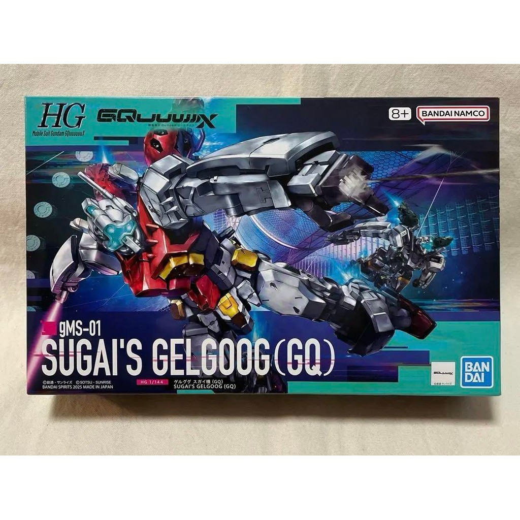 【Direct from Japan】HG gMS-01 ซูไกส์ เจลกูก (GQ)【Japan Exclusive】