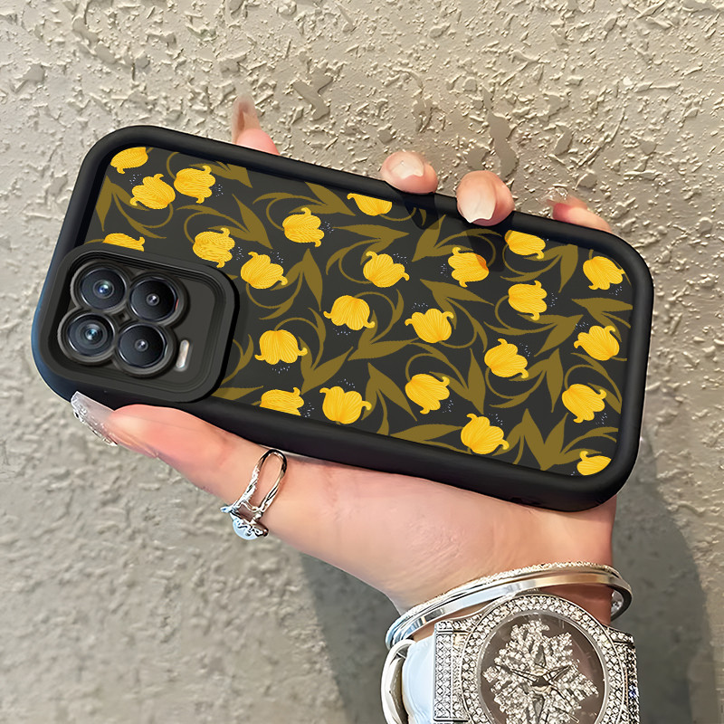 HPเคสโทรศัพท์สําหรับRealme 8 4G 8 5G 8 Pro 8s 5G Q3 Q3i V13 5G Narzo 30 5GกรณีLily of the Valleyสีเห