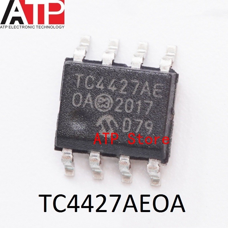 10 ชิ้น/ล็อตใหม่ Original TC4427AVOA TC4427AV TC4427AEOA TC4427AE TC4427ACOA TC4427AC SOP-8 TC4427 M