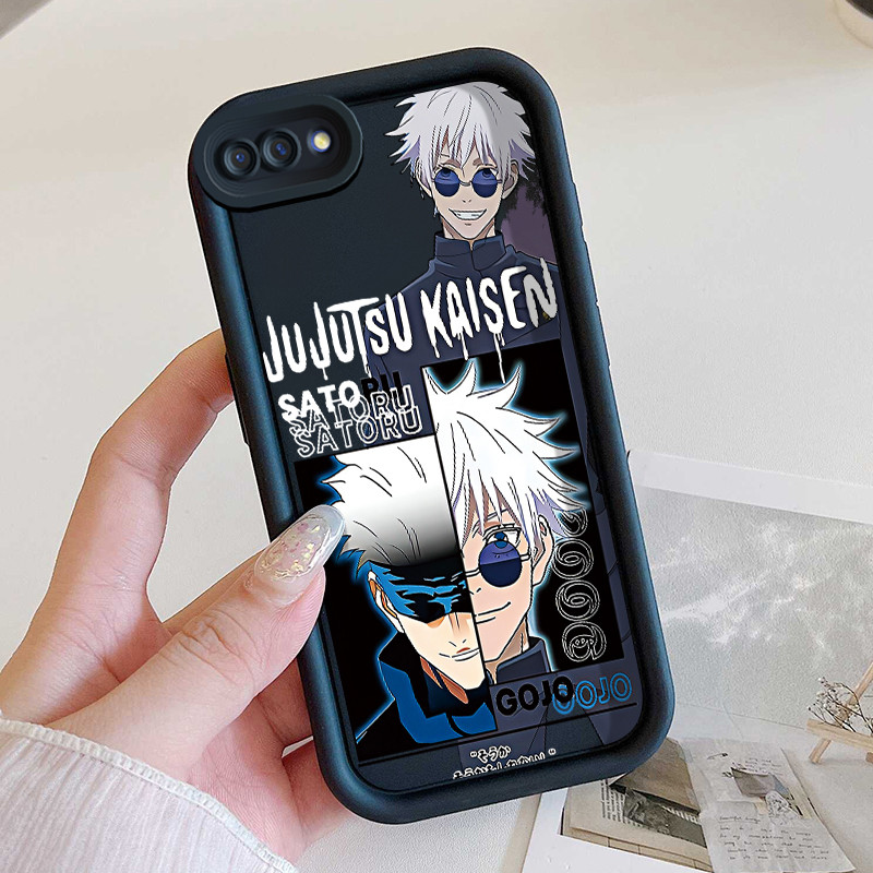 เคส Hp สําหรับ OPPO A5 A3s A12E Reaper C1 Realme 2 Hp Case Casing pattern Men white hair Kasing HP C