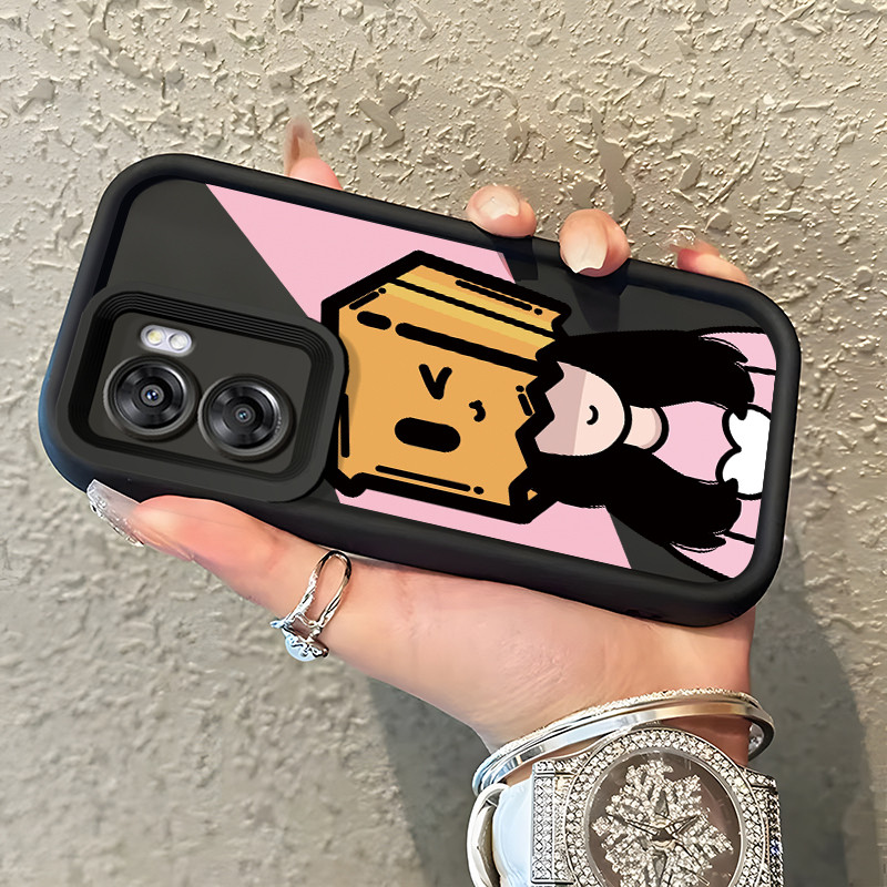 MESIN HPเคสโทรศัพท์สําหรับOPPO A57 2022 A77 A2022 A57s A57e A77sกรณีสองสีคู่SoftcaseซิลิโคนKesingควา