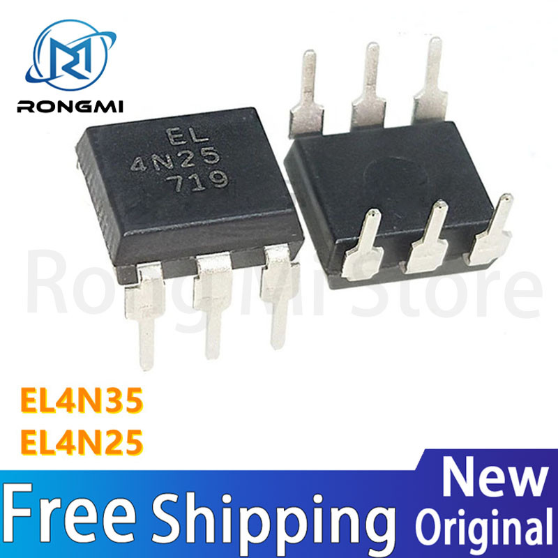 20-100 ชิ้น EL4N25 EL4N35 4N35 4N25 DIP-6 ชิป IC ในสต็อก