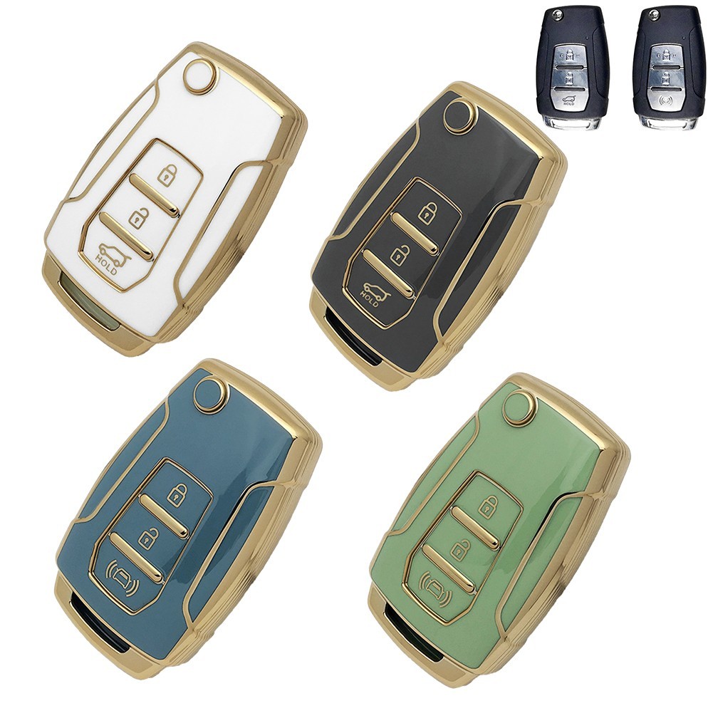 [LST] สําหรับเคสกุญแจ SsangYong สําหรับ Kyron 2 Sanka Actyon สําหรับ Korando Tivoli Case Cover