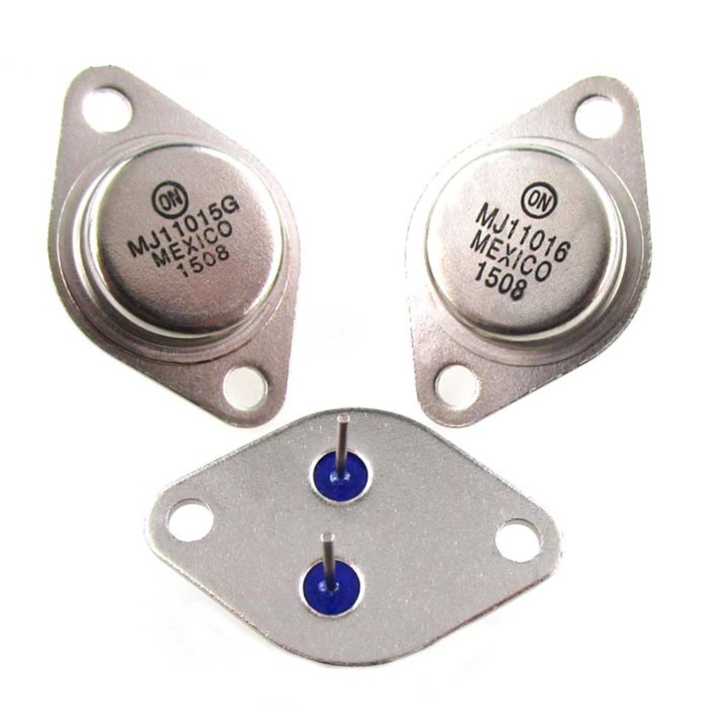 2PCS MJ11015G MJ11015 30A/120V TO-3 Golden Seal Power ทรานซิสเตอร์หลอด MJ11016G
