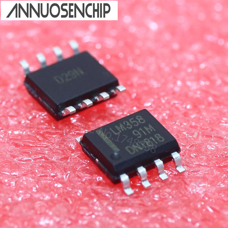 100 ชิ้น/ล็อต LM358 LM358DR LM358P LM358DT LM358D SOP-8 SOIC-8 SMD ใหม่