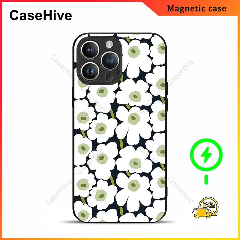 เคสโทรศัพท์ดอกไม้สําหรับ iPhone 17 Pro Max / iPhone 16 Pro Max / 15 Pro Max / 13 / Samsung Galaxy S2