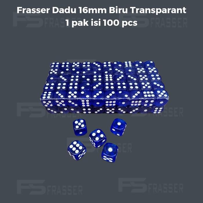 MERAH FS 16MM DICE TOY CONTENTS 100 RED PARTNER CODE 452