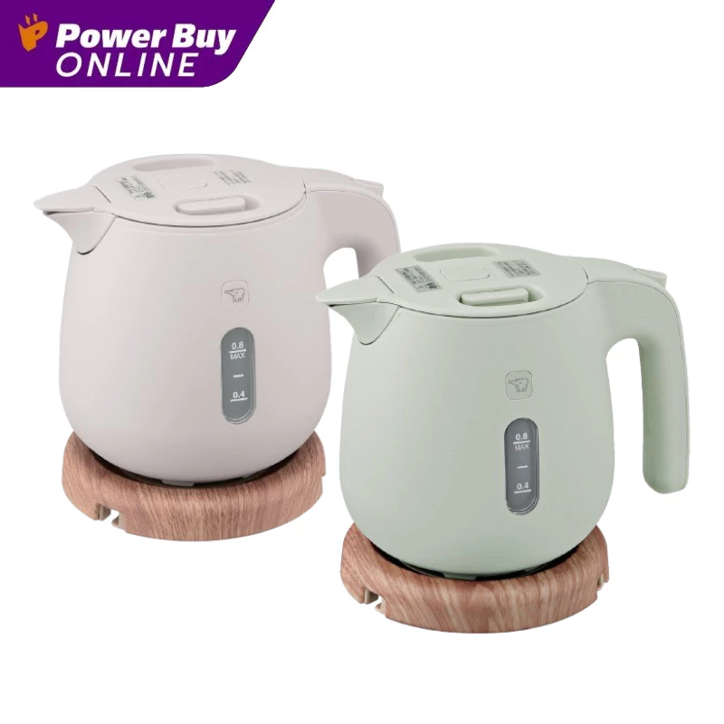 ZOJIRUSHI กาต้มน้ำไฟฟ้า (1300 วัตต์, 0.8 ลิตร) รุ่น CK-SAQ08T