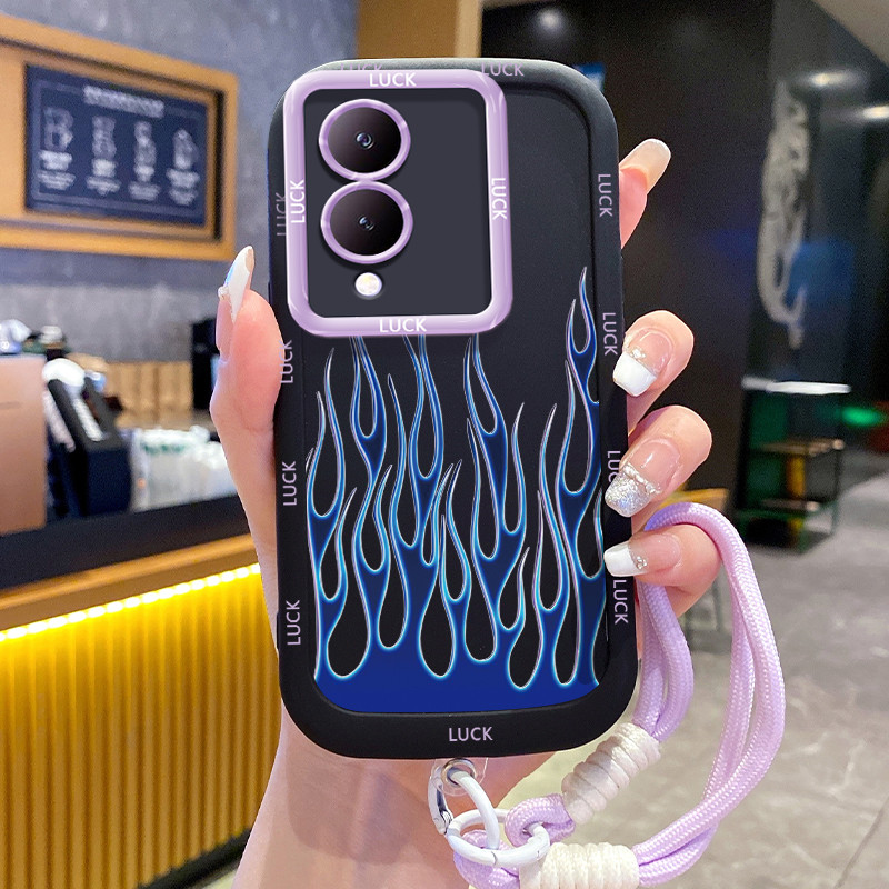 ปลอก Hp สําหรับ VIVO Y17s Y36i 5G Y28 5G G2 5G กรณีปลอกรูปแบบไฟ Kesing HP Cessing ซิลิโคน Softcase ส