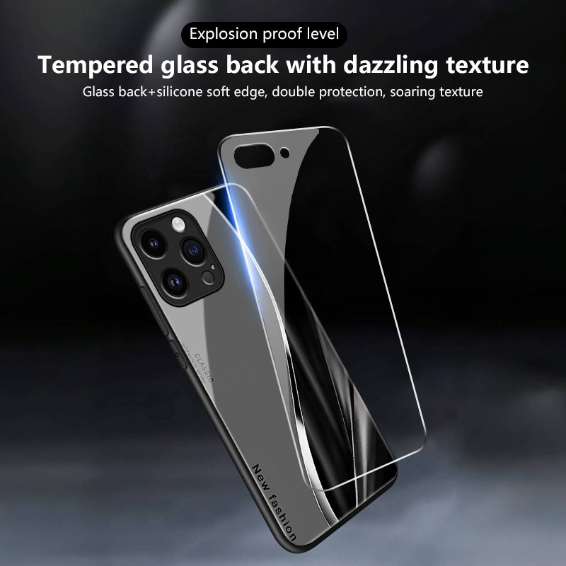 เคสสำหรับ VIVO Y36 5G Y27 5G Y27s Y77T Y35 4G เคสโทรศัพท์เส้นเปลือกแก้วกันกระแทก - รูปที่ 3