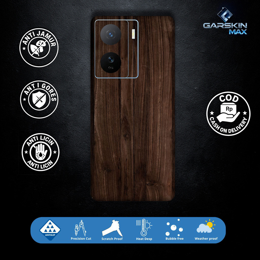 Garskin Skin Iqoo Z7X Wood series Fullbody / Backonly | กันรอย | สามารถนํากลับมาใช้ใหม่ได้ | รหัส Dq