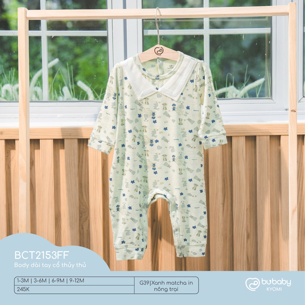 BU (1M-9M) – บอดี้สูทแขนยาวคอปกกะลาสี ยางยืดบาง เบา ระบายอากาศได้ดี – BCT2153FF ZZ