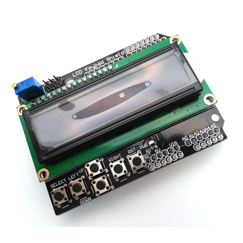 โล่ปุ่มกด HT-LCD ของบอร์ดขยายอินพุต LCD1602 ตัวละคร LCD และเอาต์พุตสําหรับ arduino