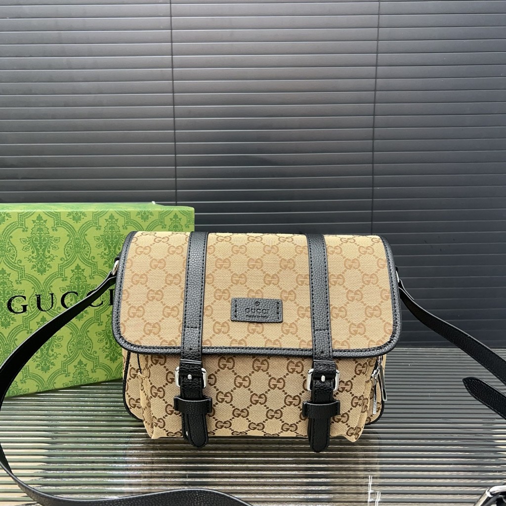 พิมพ์ Flap Messenger Bag Mens Casual Shoulder Messenger Bag ความจุขนาดใหญ่สุด