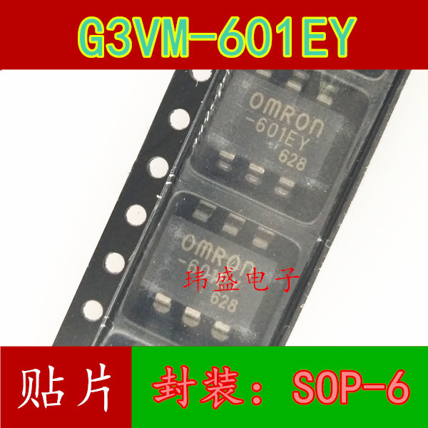 2PCS ยี่ห้อใหม่ G3VM-601EY 601EY SOP SOP-6 Optocoupler 601ER