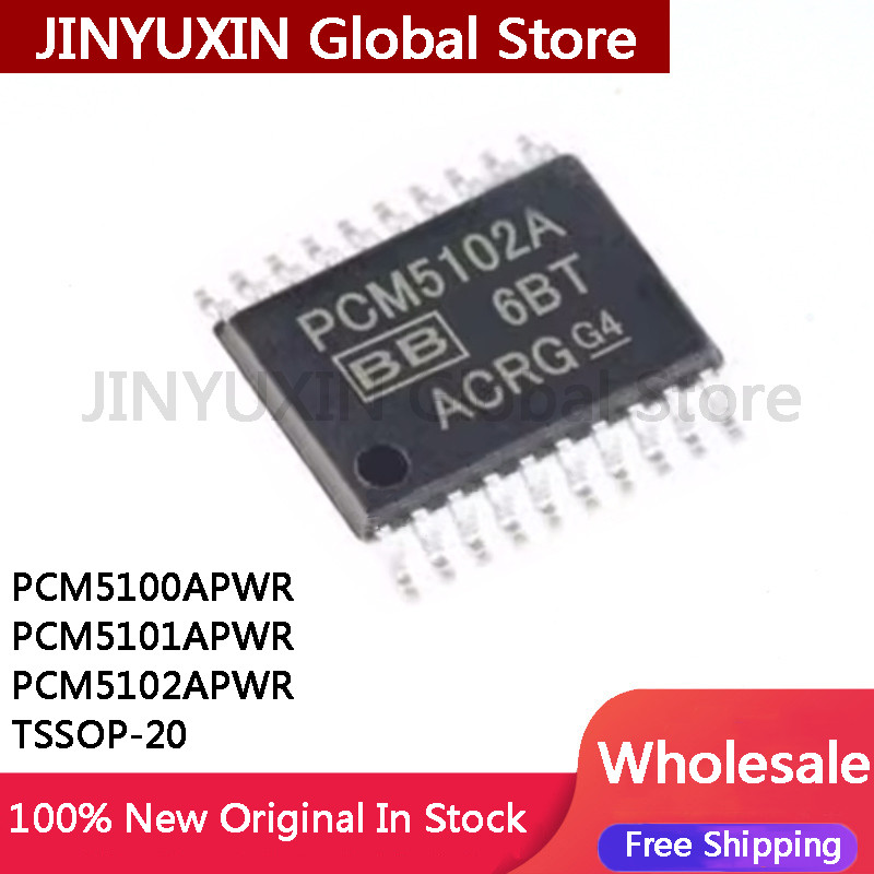 5 ชิ้นใหม่ PCM5100 PCM5100APWR PCM5101 PCM5101APWR PCM5102 PCM5102APWR 5102 5100 5101 TSSOP-20 ชิป I