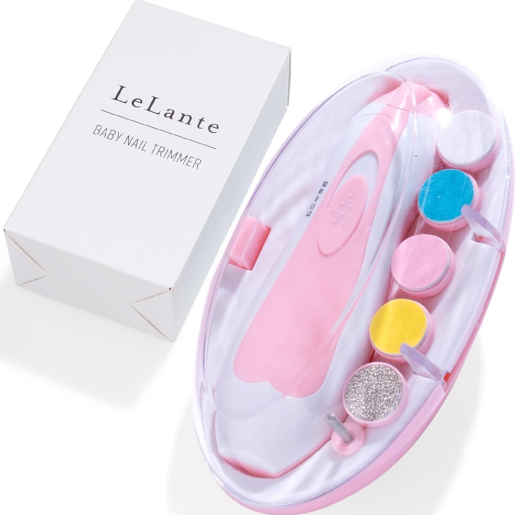 LeLante Baby Electric Nail File, Electric Nail File, For Babies, Electric Nail Clippers, Nail Clippe