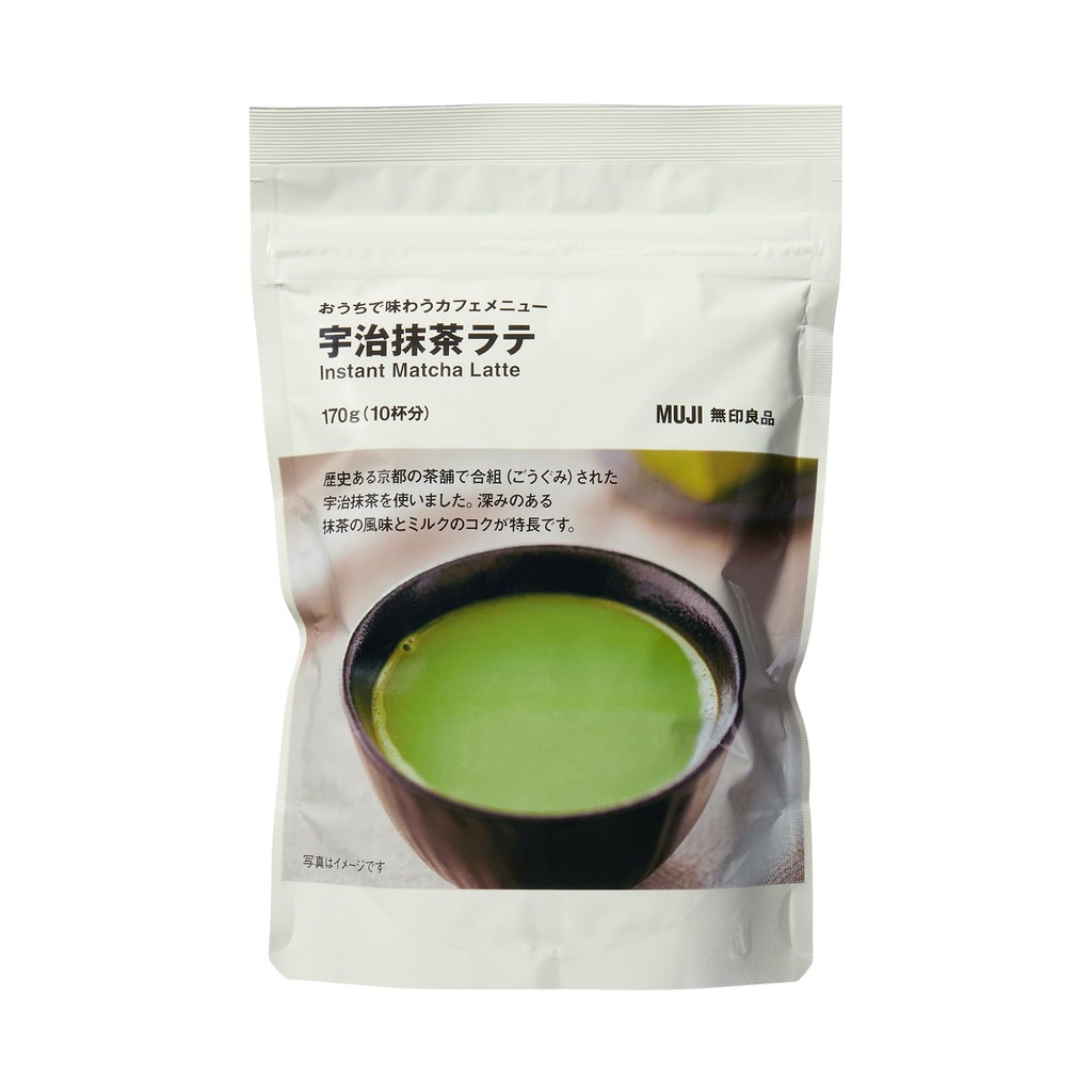 【Direct From Japan】MUJI Uji Matcha Latte, 170g (VBB09A4S), Cafe Menu for Enjoying at Home