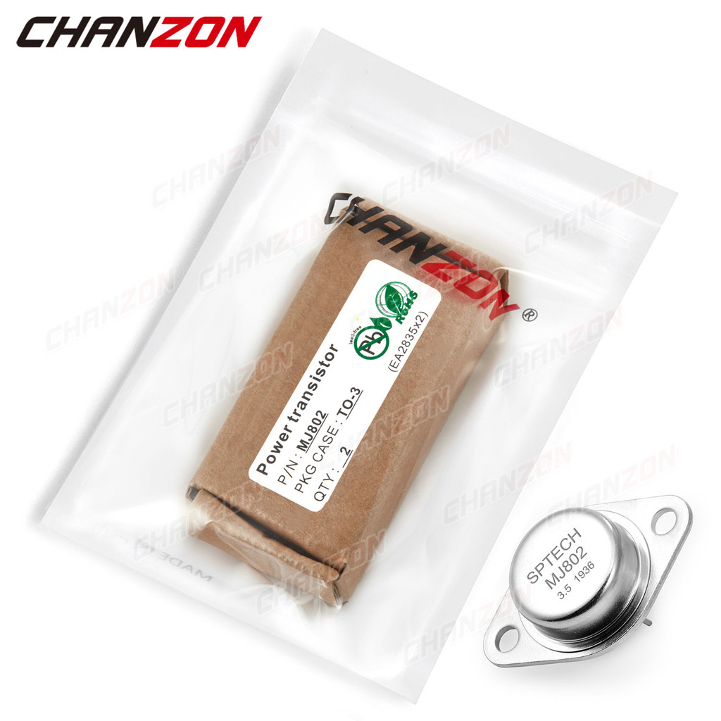 2 ชิ้น MJ802 TO-3 Power Mosfet ทรานซิสเตอร์ Bipolar Junction BJT ที่มีประสิทธิภาพ Triode หลอด Fets D