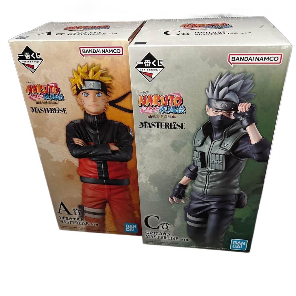 【Direct from Japan】Naruto Ichiban Kuji MASTERLISE Prize A Naruto & Prize C Kakashi Figure【Japan Excl