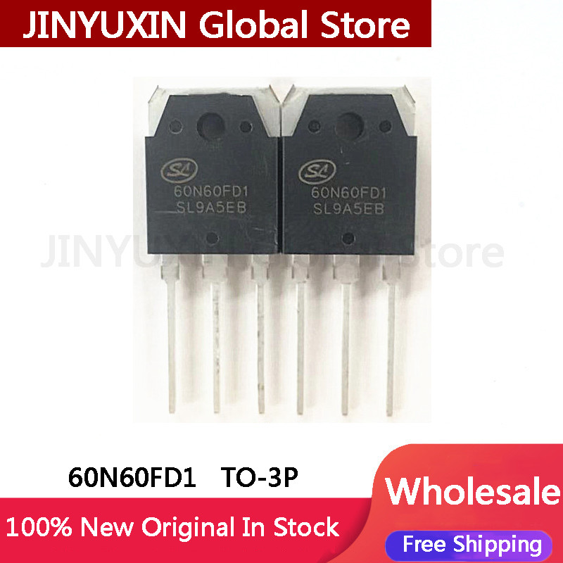 5-100 ชิ้น 60N60FD1 SGT60N60FD1PN SGT60N60FD1 TO-3P 600V 60A ชิปเซ็ต IC ในสต็อกขายส่ง