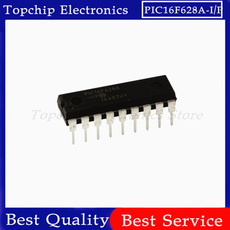 ยี่ห้อใหม่ 1 ชิ้น PIC16F628A-I/P DIP-18 PIC16F628A PIC16F628 16F628 DIP18