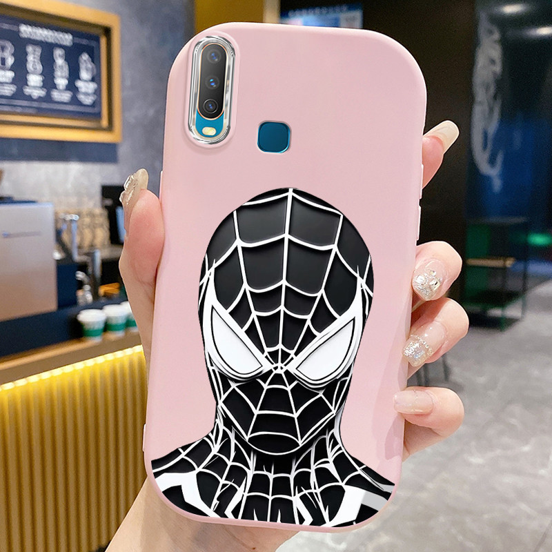 เคสโทรศัพท์สําหรับVIVO Y12 Y15 Y17 Y3 Y3s 2020 Y12i Y17s Y36i 5G G2 5GกรณีSpider Webเสื้อผ้ากรณีHPรอ