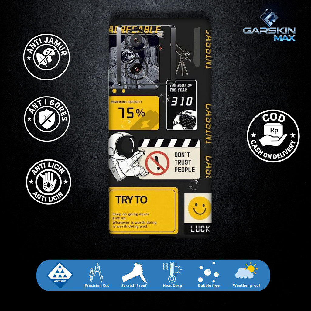 Garskin Skin Xiaomi 13T Mi 13T astronout 1 Fullbody / Backonly | กันรอย | สามารถนํากลับมาใช้ใหม่ได้ 