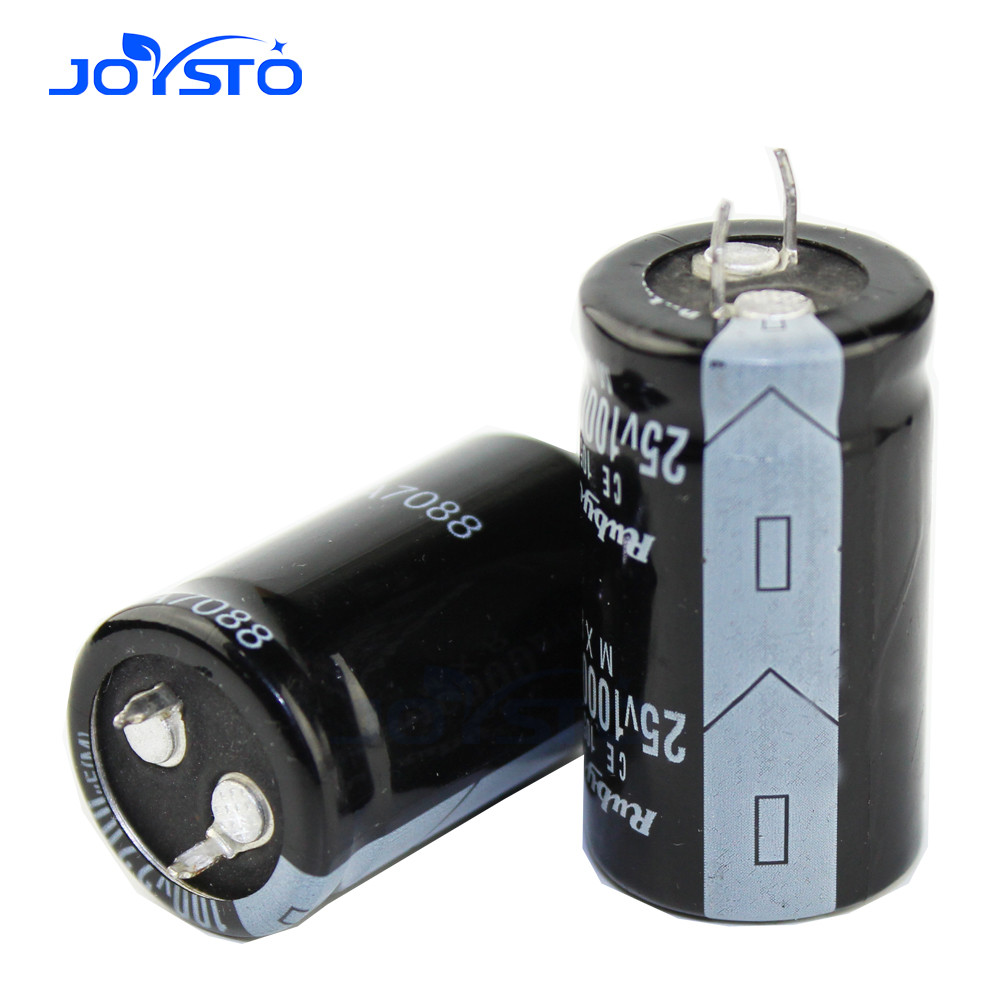 2PCS Electrolytic Capacitor 25V 35V 50V 63V 100V 200V 220V 250V 400V 450V 47UF 100UF 220UF 1000UF 68