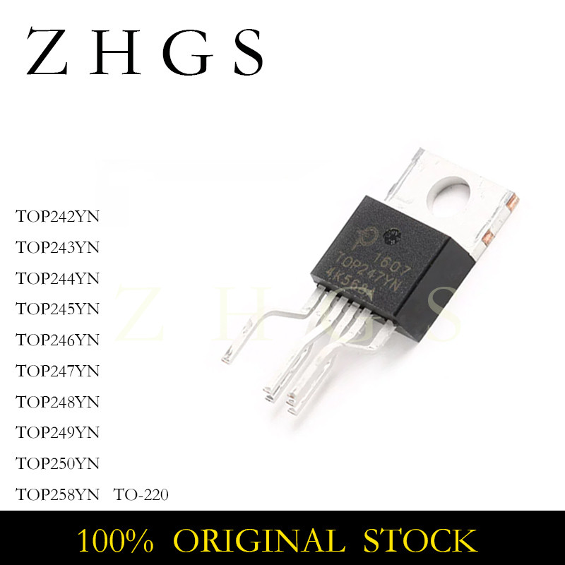 5PCS ใหม่ TOP242YN TOP243YN TOP244YN TOP245YN TOP246YN TOP247YN TOP248YN TOP249YN TOP250YN TOP258YN 