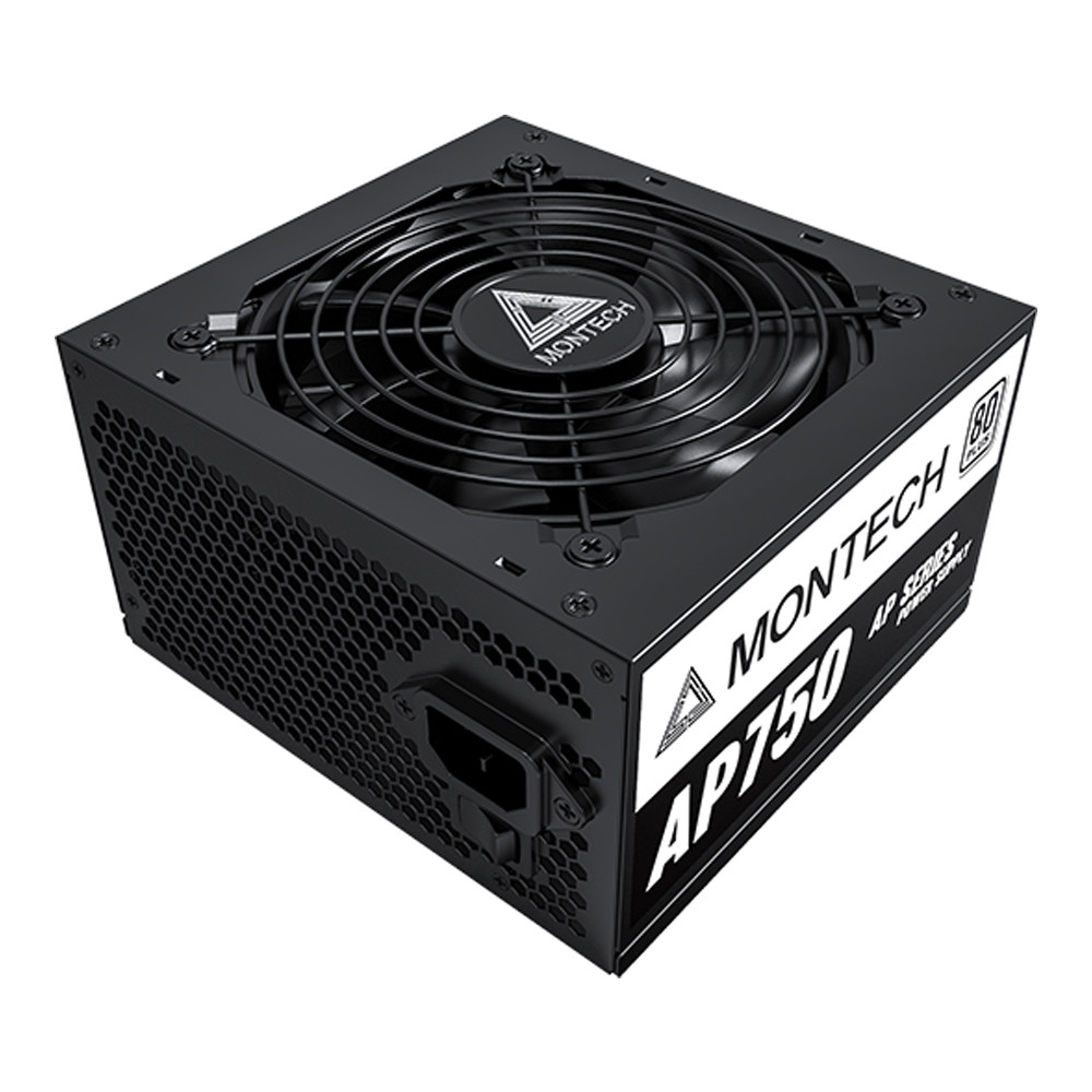 POWER SUPPLY (อุปกรณ์จ่ายไฟ) MONTECH AP 750W - 750W 80 PLUS BLACK ATX ---
