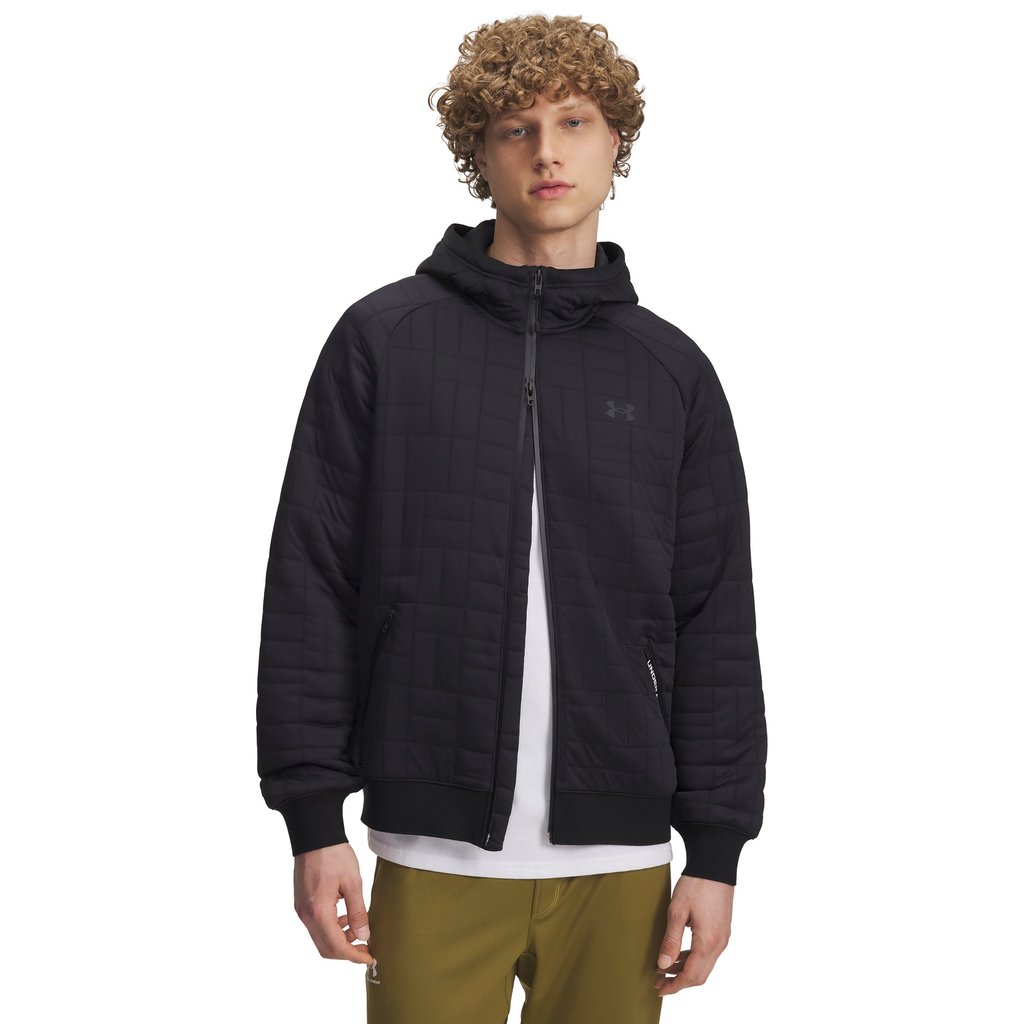 Under Armour เสื้อซิปเต็มตัวสำหรับผู้ชาย UA Unstoppable Fleece Textured — صورة 2