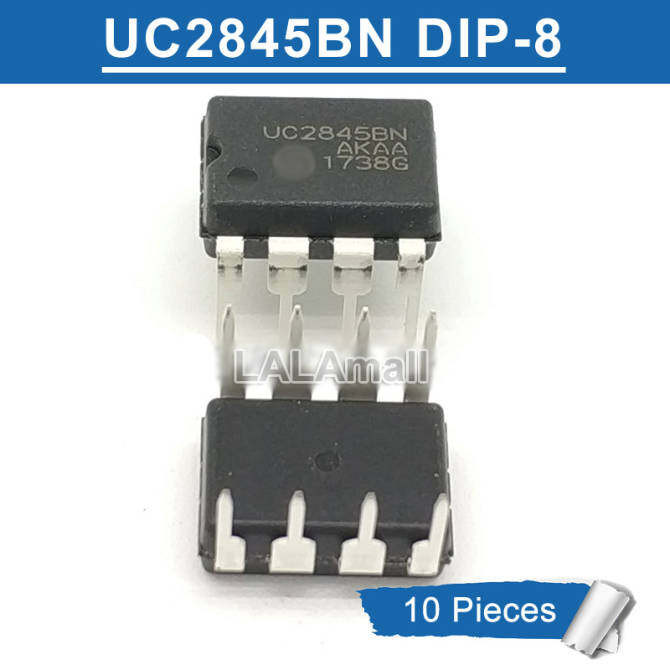 10pcs UC2845BN DIP-8 UC2845 UC2845B DIP8 PWM การจัดการพลังงานชิป IC ใหม่เดิม