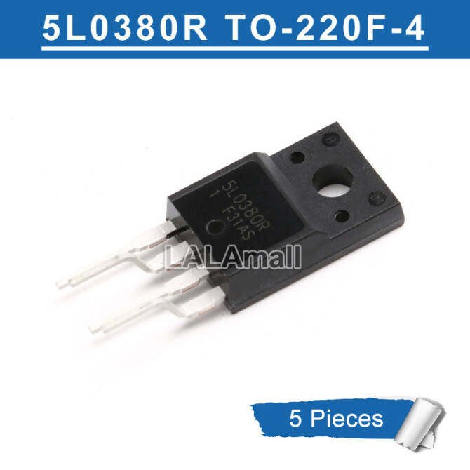 5pcs 5L0380R TO220F KA5L0380R-YDTU TO220F-4 KA5L0380 TO-220F Power Management โมดูลชิป IC ใหม่เดิม