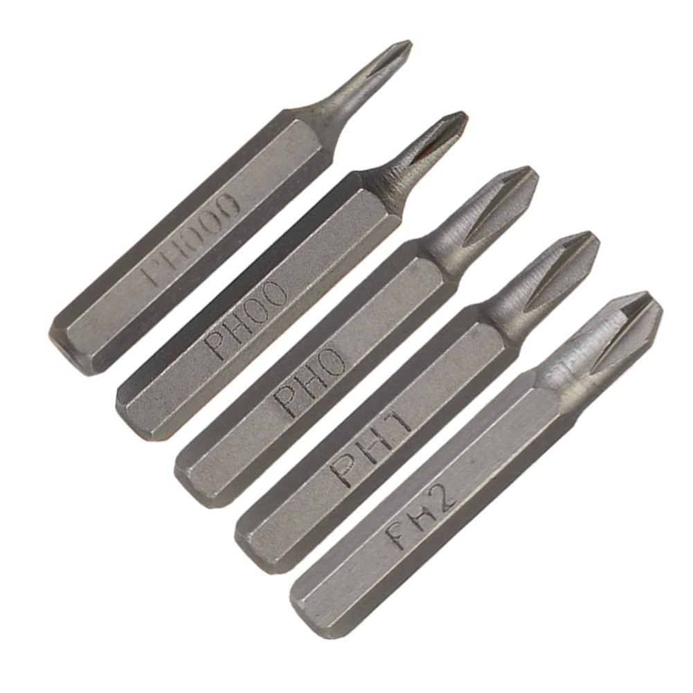 [AT]-H428mm Cross ดอกไขควง PH0000 PH000 PH00 PH0 PH1 PH2 4mm Hex Shank ❤❤