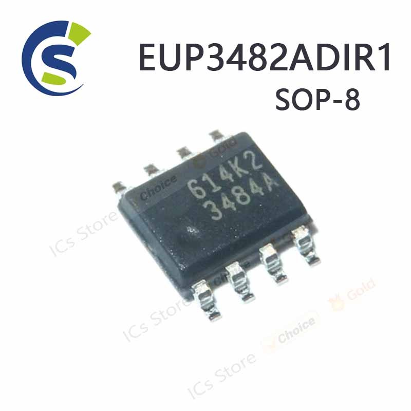 5-10PCS 100% ใหม่ EUP3482ADIR1 EUP3482A EUP3482 3482A sop-8 ชิปเซ็ต