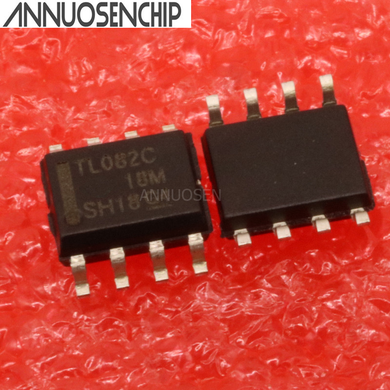 10 ชิ้น TL082CDR SOP-8 TL082C SOP TL082 SMD