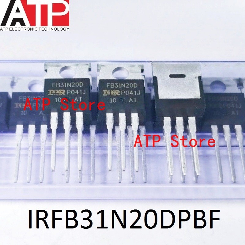 10 ชิ้น/ล็อต 100% ใหม่นําเข้า Original FB31N20D IRFB31N20DPBF TO-220 IRFB31N20D ทรานซิสเตอร์ MOSFET 