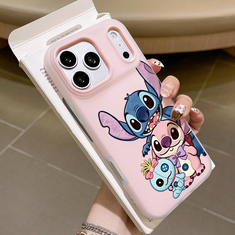 HP Stitch [Tong_O] เคส Iphone 17 Pro Max Ip 13 Pm 16 Plus 12 11 Ip 15 14 Gd0615 Jelly 2 In 1 เคสโทรศ