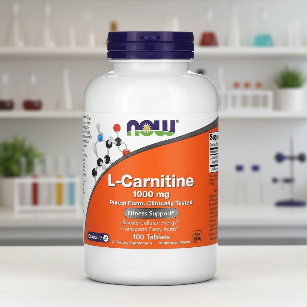 NOW Foods] L-Carnitine 1000mg | 100 Tablets | แอลคาร์นิทีน | Shipping from Korea