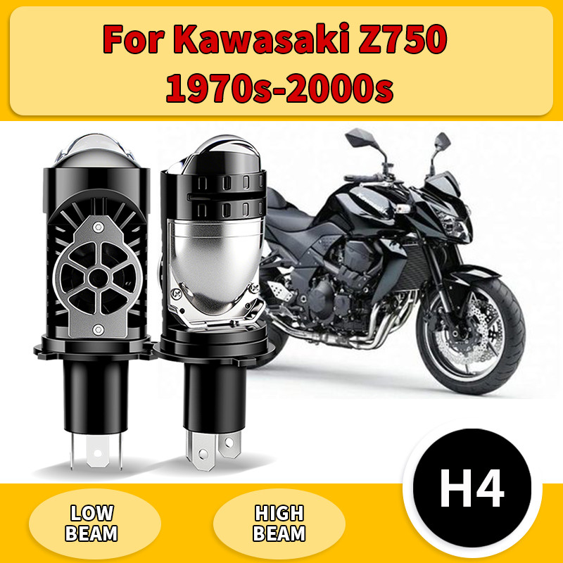 KAWASAKI 1PC/2PCSสําหรับKawasaki Z750 1970s-2000s H4/900/HB2 LEDไฟหน้าหลอดไฟโปรเจคเตอร์เลนส์Canbus S