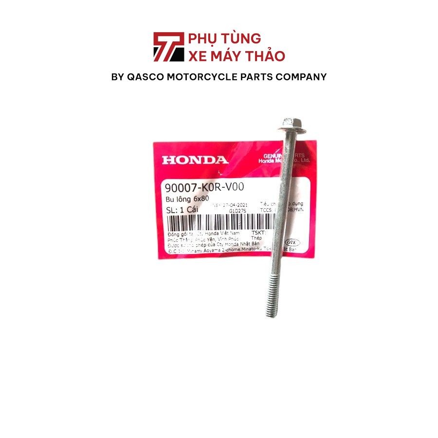 กลอน 6x80 HONDA Sh125 / Sh 150 (2020+) | 90007K0RV00_403