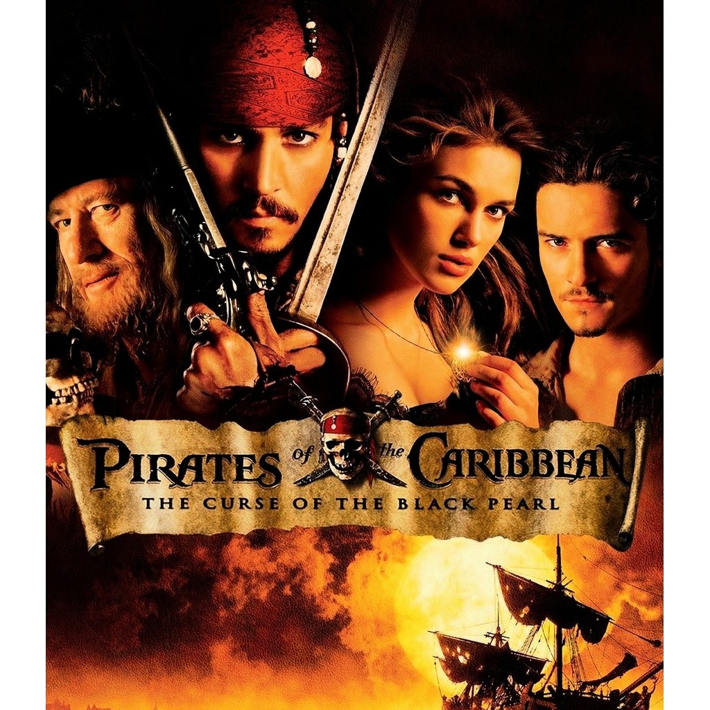 Pirates of the Caribbean: The Curse of the Black Pearl (2003) Bluray ⭐7.8/10 Johnny Depp