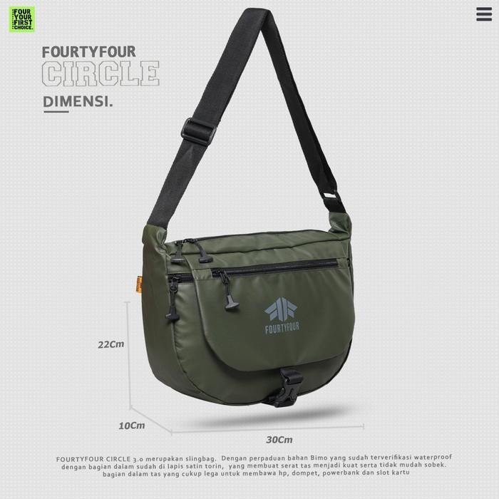 Choice - Fourtyfour Circle 3.0 - Fourtyfour Circle Casual Mens and Womens Sling Bag - Slingbag