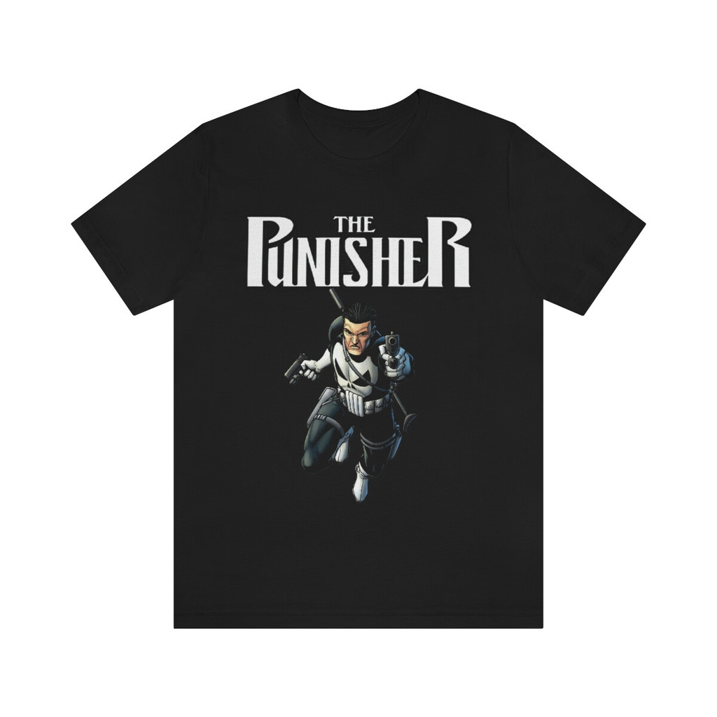 2025 Punisher เสื้อ Punisher เสื้อยืด Marvel Comic เสื้อยืด Marvel Comic